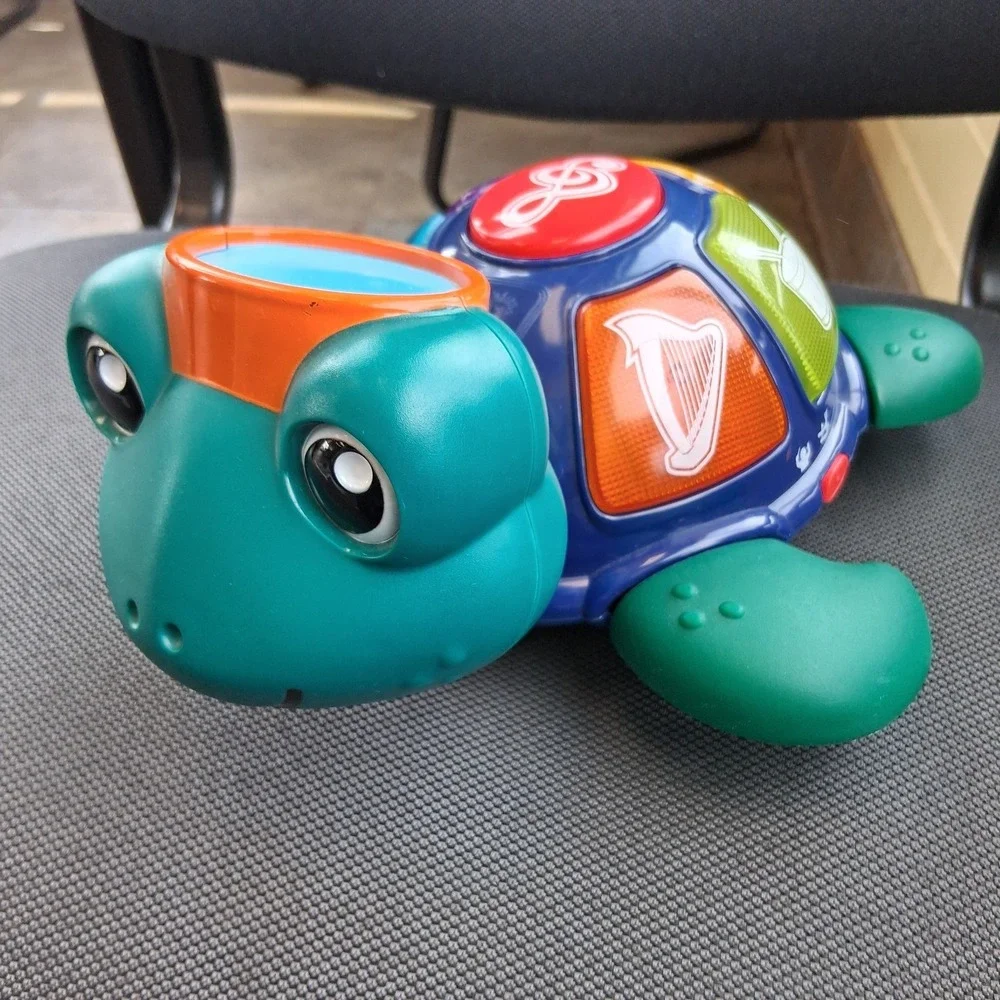 Baby Einstein Musical Turtle Educational Toy with Instrument Buttons & Sounds